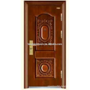 Luxury Serie Imitated Copper Paint Steel Security Door KKD-503 With CE,BV,ISO,SONCAP